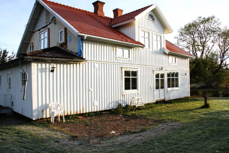 Baksidan som den ser ut idag.