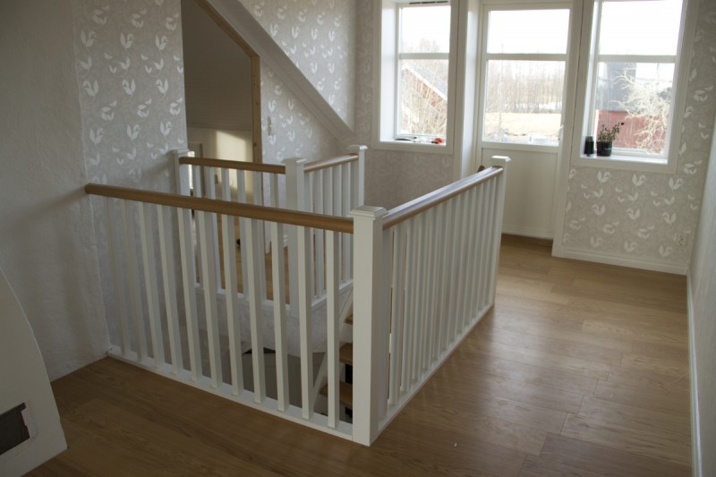 Trappräcke på plats