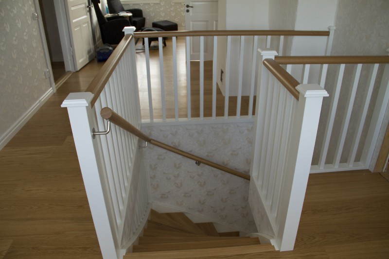 Trappräcke på plats