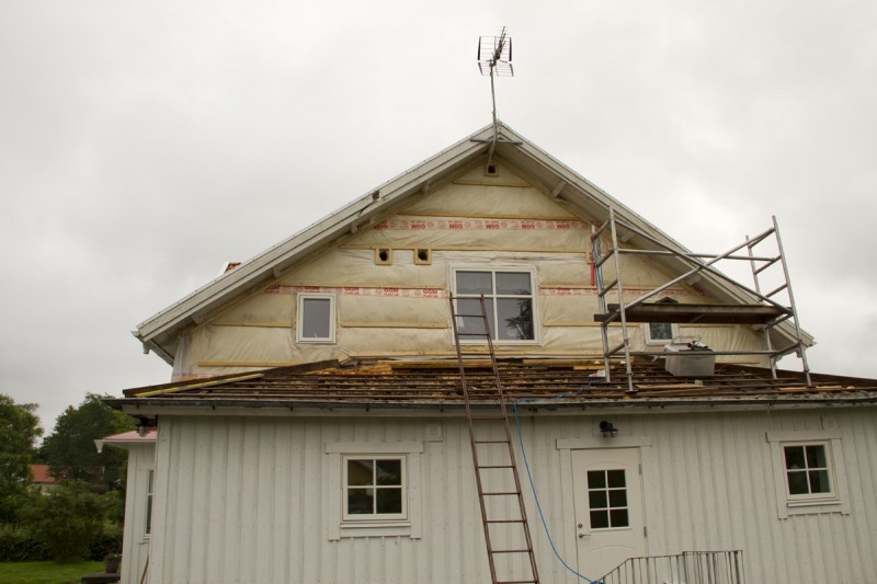 Tilläggsisolering och väv