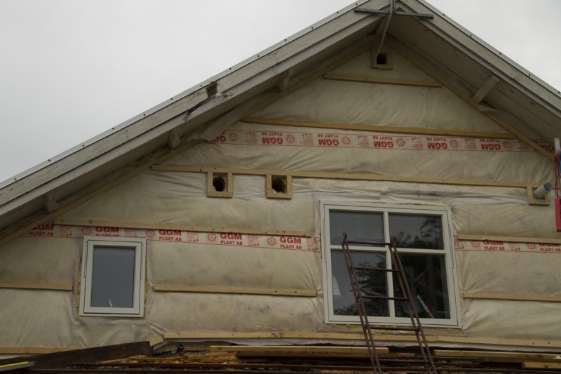 Tilläggsisolering och väv