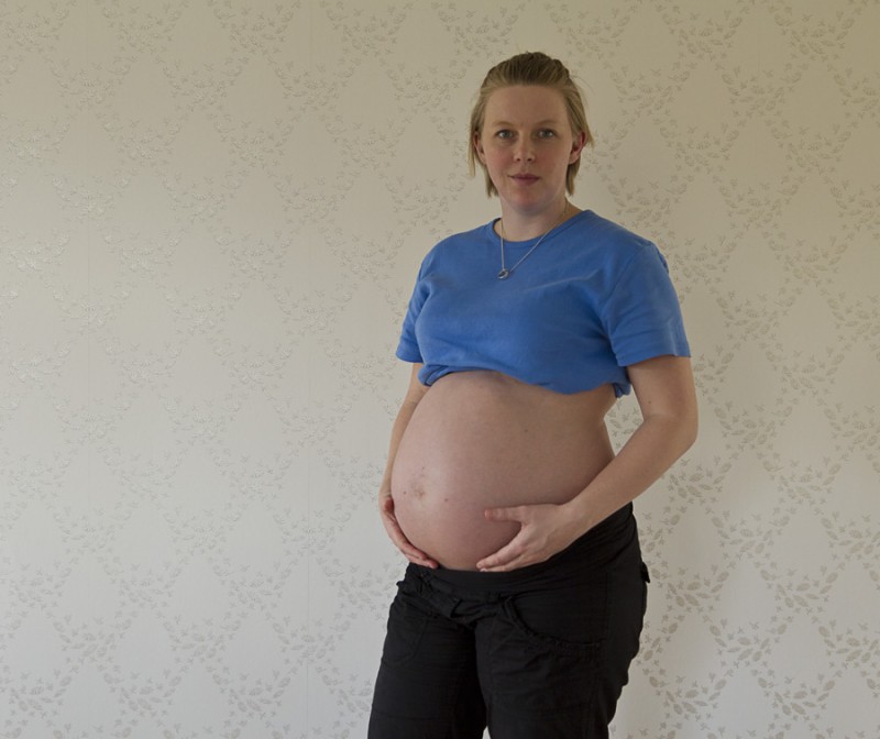 Gravidbild vecka 31 + 2 dagar
