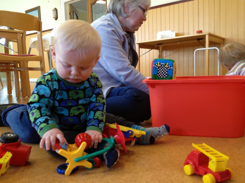 Varje måndag är vi på Pyttiorerna i Broddetorp